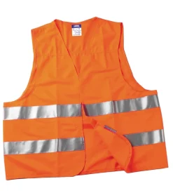 Giubbino fluorescente arancio omologato  65855