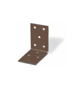 Giunto ad angolo plastificato 40 x 40 x 40 mm.