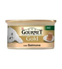Gourmet gold, alimento umido per gatto, patè di salmone.
