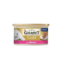 Gourmet gold mousse -  alimento umido per gatto  con manzo.