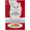 Gourmet mon petit alimento per gatto umido con merluzzo, sardine e salmone 6x50 gr.