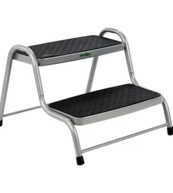 Gradino d'ingresso per veicoli brunner "king step double xl" in acciaio, colore grigio