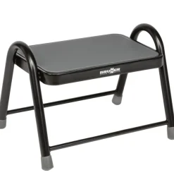 Gradino d'ingresso per veicoli brunner "king step" in acciaio, colore nero