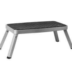 Gradino d'ingresso per veicoli brunner "kinta" in acciaio pieghevole, colore grigio