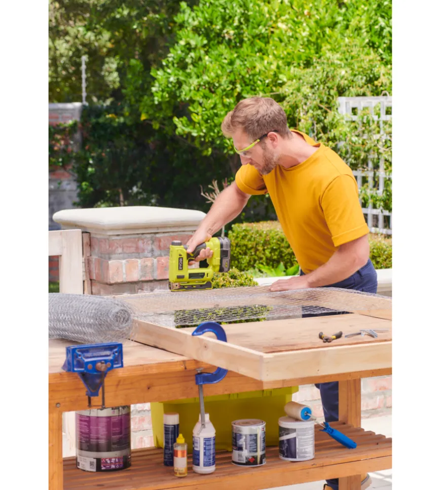 Graffatrice r18st50-0, solo corpo macchina batteria non inclusa - ryobi