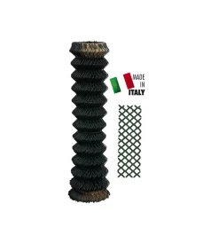 Griglia plasticata verde maglia 50x50 mm h.150 cm 20 mt