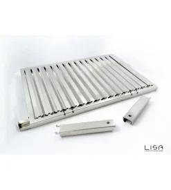 Griglia raccogli grasso per barbecue 60x40 cm - lisa