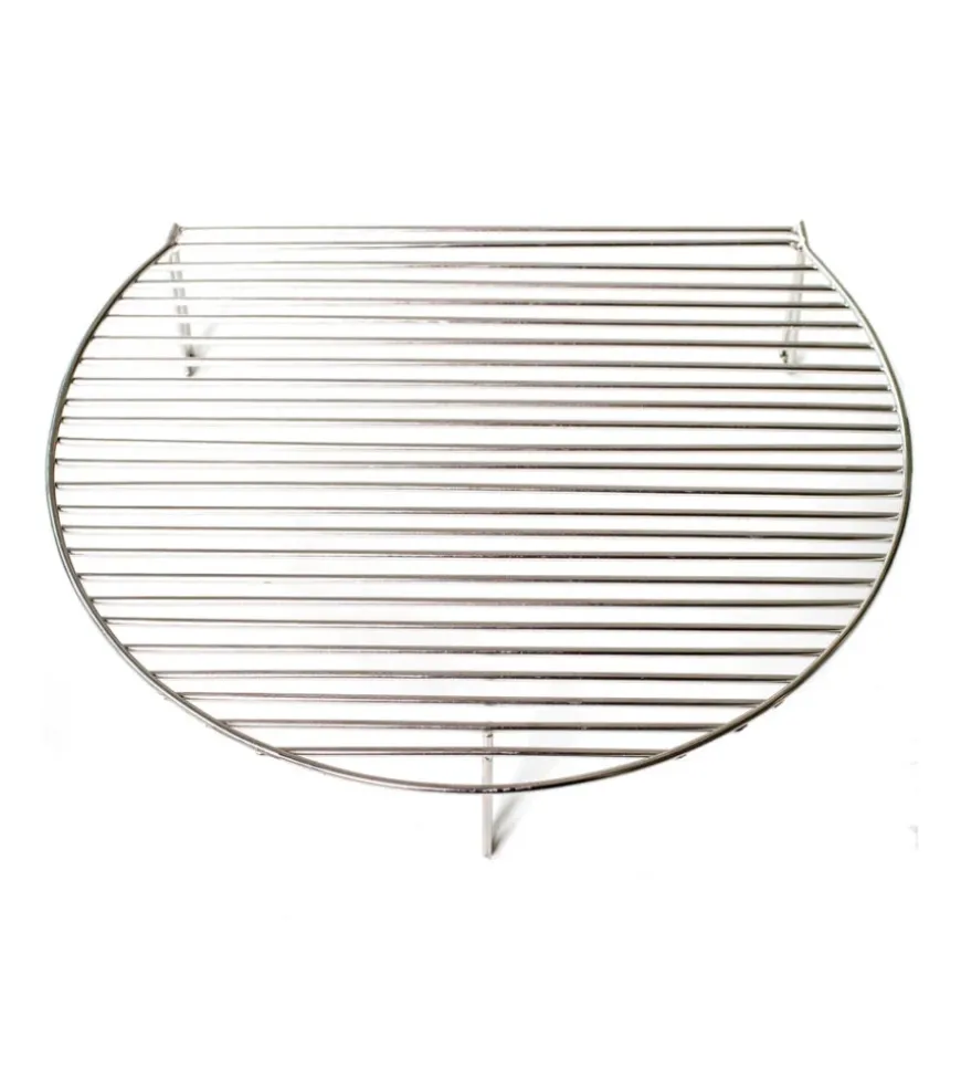 Griglia superiore per barbecue kamado bono "minimo" in acciaio inox 30x25x7 cm