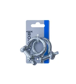 Grillo a cuore ø 10 mm. in ferro zincato - 2 pz.