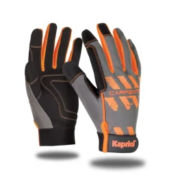Guanti da lavoro kapriol "carpenter evo" per lavori pesanti, tg 09