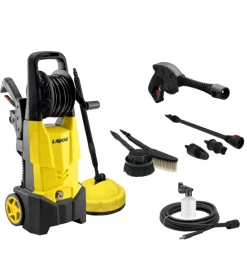 Idropulitrice elettrica a freddo multiaccessoriata lavorwash "one extra 135" 135 bar 420 l/h 1900 w