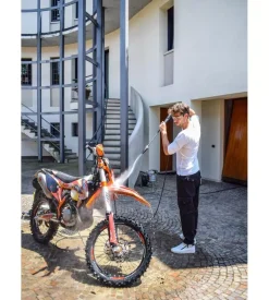 Idropulitrice elettrica a freddo multiaccessoriata lavorwash "galaxy 140" 140 bar 450 l/h 1900 w