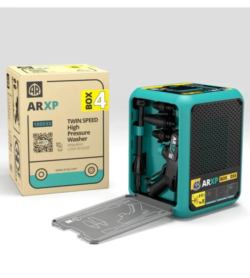 Idropulitrice elettrica a freddo annovi reverberi "arxp box 4 180dss" 180 bar 500 l/h 2500 w