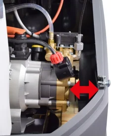 Idropulitrice elettrica a caldo comet "scout 150 extra" 150 bar 540 l/h 2700 w