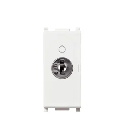 Interruttore 2p 16ax +chiave unif.bianco - vimar