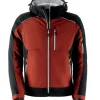 Kapriol giacca da lavoro "dynamic" softshell ruggine/nero tg xl