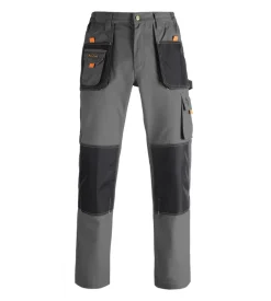 Kapriol pantalone da lavoro "smart" grigio/nero, tg xxxl