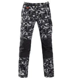 Kapriol pantalone da lavoro "tenere pro"  camouflage grigio, tg xl