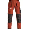 Kapriol pantalone da lavoro "dynamic" artigiano ruggine/nero, tg l