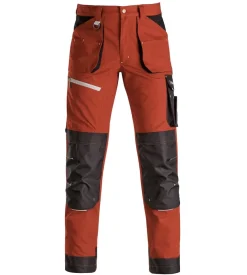 Kapriol pantalone da lavoro "dynamic" artigiano ruggine/nero, tg l