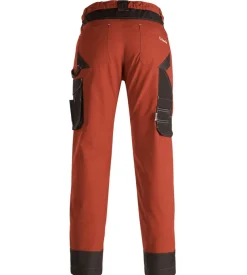 Kapriol pantalone da lavoro "dynamic" artigiano ruggine/nero, tg l