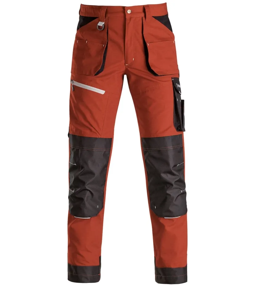 Kapriol pantalone da lavoro "dynamic" artigiano ruggine/nero, tg m
