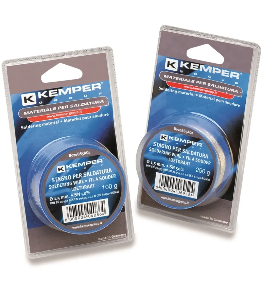 Kemper filo di stagno per saldare diametro 1,5 mm 20 gr