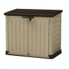 Keter - porta attrezzi multiuso in resina "store it out max" - 1200 lt 145.5x82x125 cm beige