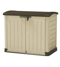 Keter - porta attrezzi multiuso in resina "store it out arc" - 1200 lt 146x82x120 cm beige