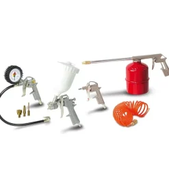 Kit 8 accessori per compressore aria compressa ad attacco rapido stanley