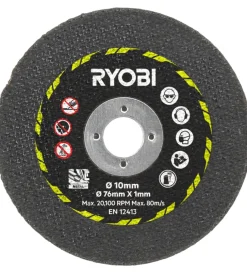 Kit 3 dischi per smerigliatrice ryobi 76 mm