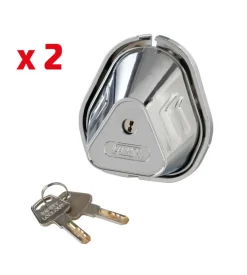 Kit 2 serrature aggiuntive per porte veicoli commerciali lampa "vigilant" - 65412