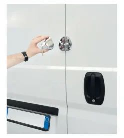 Kit 2 serrature aggiuntive per porte veicoli commerciali lampa "vigilant" - 65412