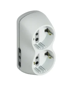 Kit adattatore b4 2 prese st ted +2 bipasso+int bianco - bticino.