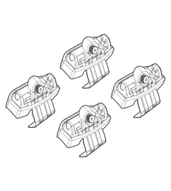 Kit attacchi per barre auto portatutto audi a5 sportback 16>  n21219