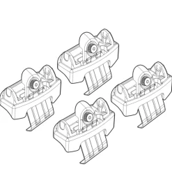 Kit attacchi per barre auto portatutto honda cr-v 12>  n21193