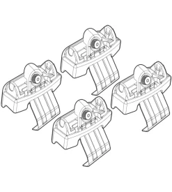 Kit attacchi per barre auto portatutto toyota verso-s 05/11>  n21140