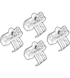 Kit attacchi per barre auto portatutto volvo s60 16>  n21216