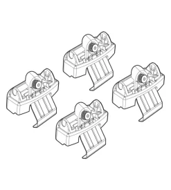 Kit attacchi per barre auto portatutto kia picanto 5p 17>  n21222