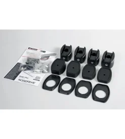 Kit attacchi per barre auto portatutto fiat doblo 10 2 barre  n30272