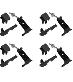 Kit attacchi per barre auto portatutto clamp snap - k-5  n21415