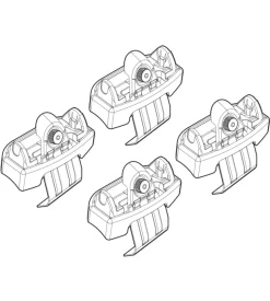 Kit attacchi per barre auto portatutto mazda 3 14>  n21190