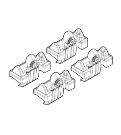 Kit attacchi per barre auto portatutto volvo s 40 01/04>  n21038