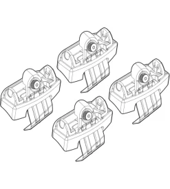 Kit attacchi per barre auto portatutto audi a6 4p 11>  n21194