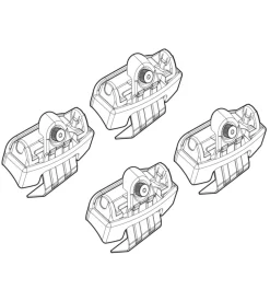 Kit attacchi per barre auto portatutto seat ibiza 5p 17>  n21211