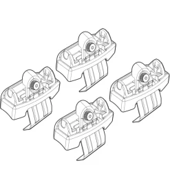 Kit attacchi per barre auto portatutto honda hr-v 15>  n21192