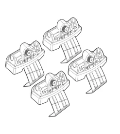 Kit attacchi per barre auto portatutto ford c-max 10  n21120