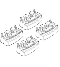 Kit attacchi per barre auto portatutto mercedes cla shooting brake 15>  n21188