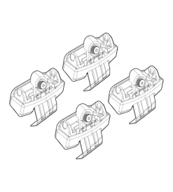 Kit attacchi per barre auto portatutto bmw x2 18>  n21233