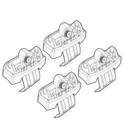 Kit attacchi per barre auto portatutto mazda cx-3 15>  n21180